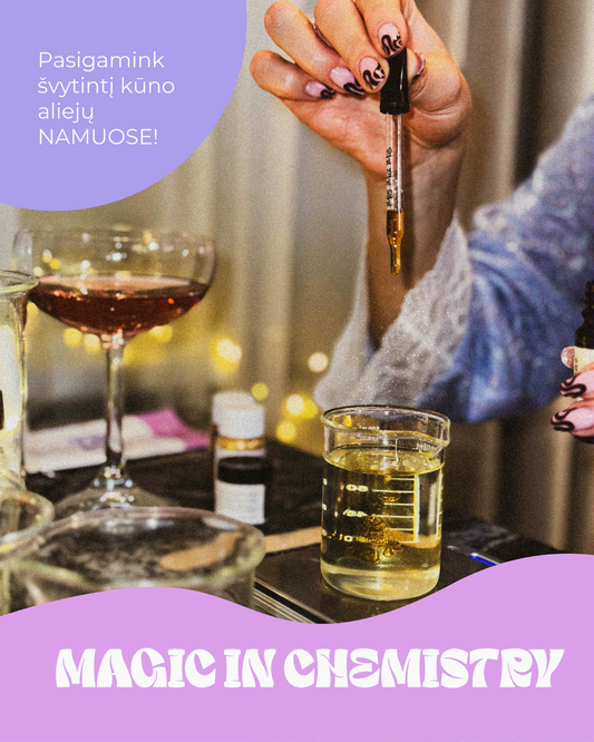 DIY Shimmering Body Oil Kit GLOWY